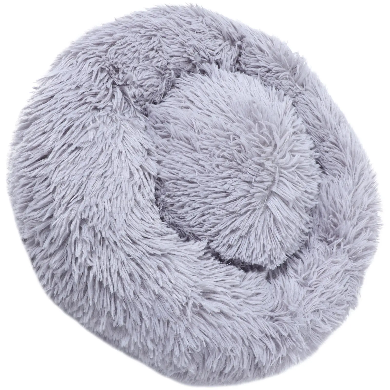 Small Pet Bed Soft Cozy Warm Sleeping Nest for Dogs Cats Indoor Car Use Detachable Washable Nonslip Bottom Decorative Design Pet
