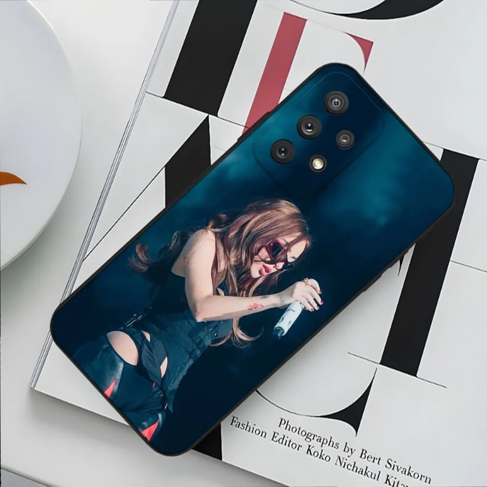 Singer N-Nicki N-Nicole Phone Case For Samsung Galaxy A13,A21s,A22,A31,A32,A52,A53,A71,A80,A91 Soft Black Cover