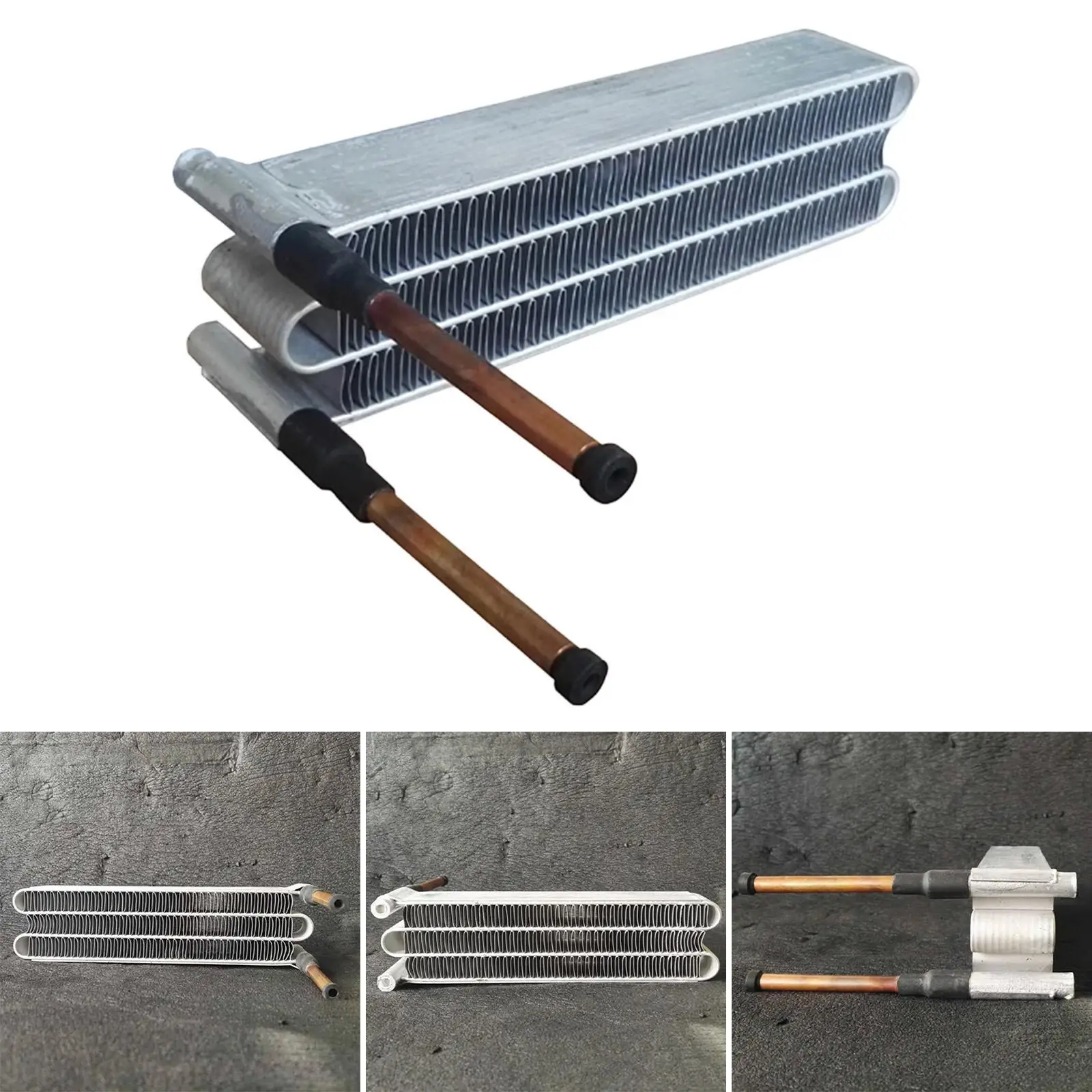 Mini Condenser Radiator Copper Tube Easy to Install Heat Exchanger for DIY
