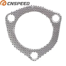 CNSPEED 1pc Exhaust Pipe Gasket 2.5inch 63mm To Muffler Gasket Exhaust Gasket YC101115