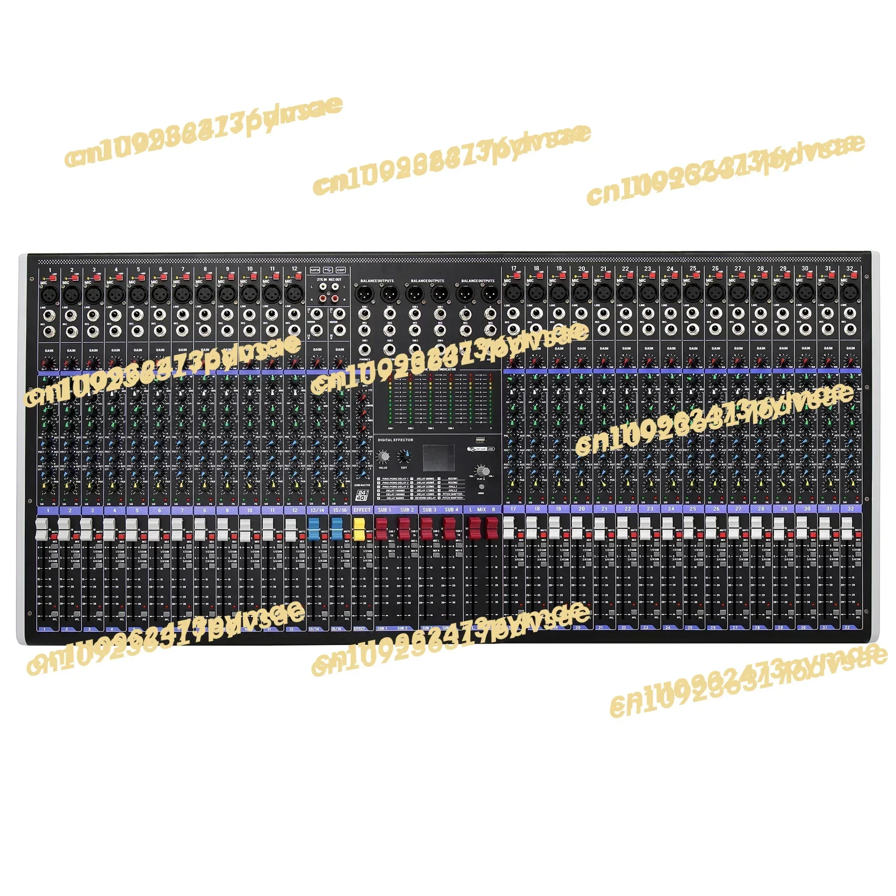 NEW WM3204 In stock Pro audio Mixer 32-Channel sound mixing console 4 group DJ Controller/Audio Sound Equipment recording blueto