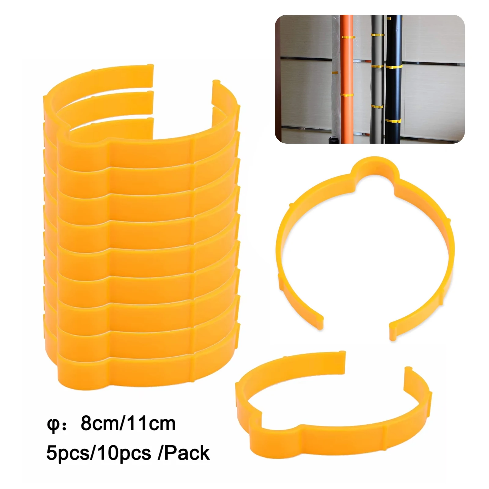 EHDIS Car Wrap Sticker Clamp Vinyl Film Sheet Clip Fastener Wall Paper Collecting Ring Wrapping Roll Binding Hoop Tool