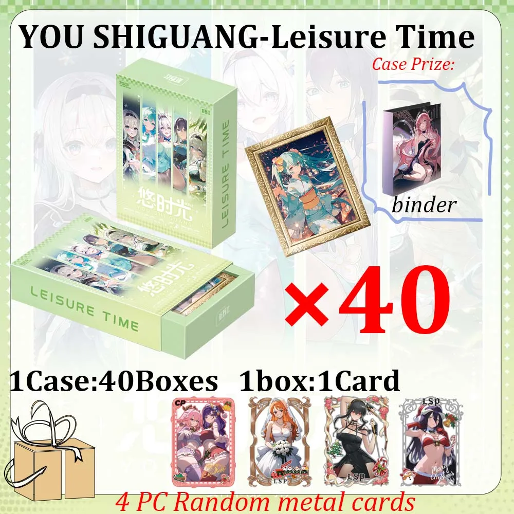 2024 New Leisure Time Waifu Goddess Story Collection Card Swimsuit Bikini Booster Box Habbies Gift