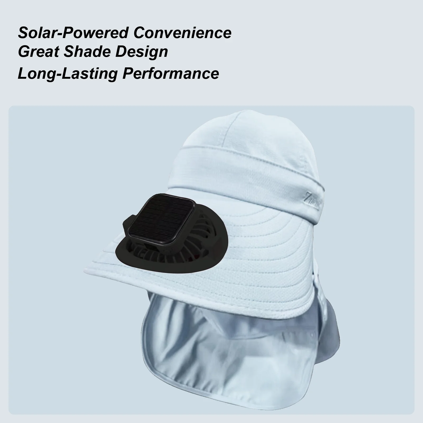 

Hat With Fans Solar Power Outdoor Wide Brim Sun Hat With Solar Fan Portable Wearable Protection Cap With Cooling Function For