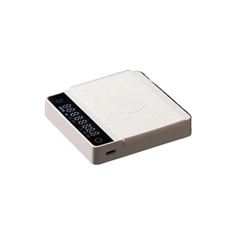 AB42-Digital Coffee Scale Espresso Coffee Electronic Scale LED Coffee Bean Scale Kitchen Weighing Tool