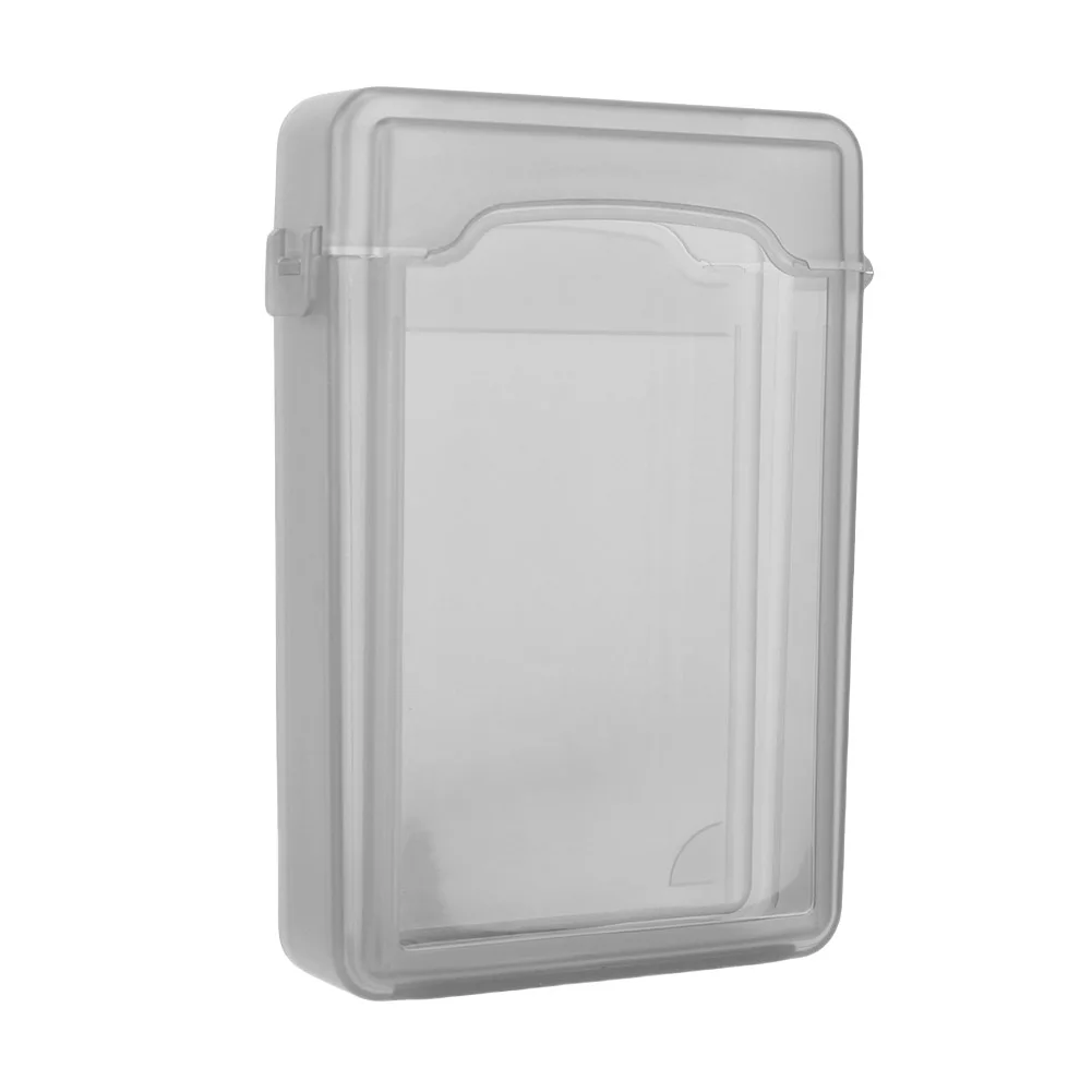 3.5인치 IDE SATA HDD 하드 드라이브 디스크 저장 박스 플라스틱 HDD 캐디 케이스(회색)