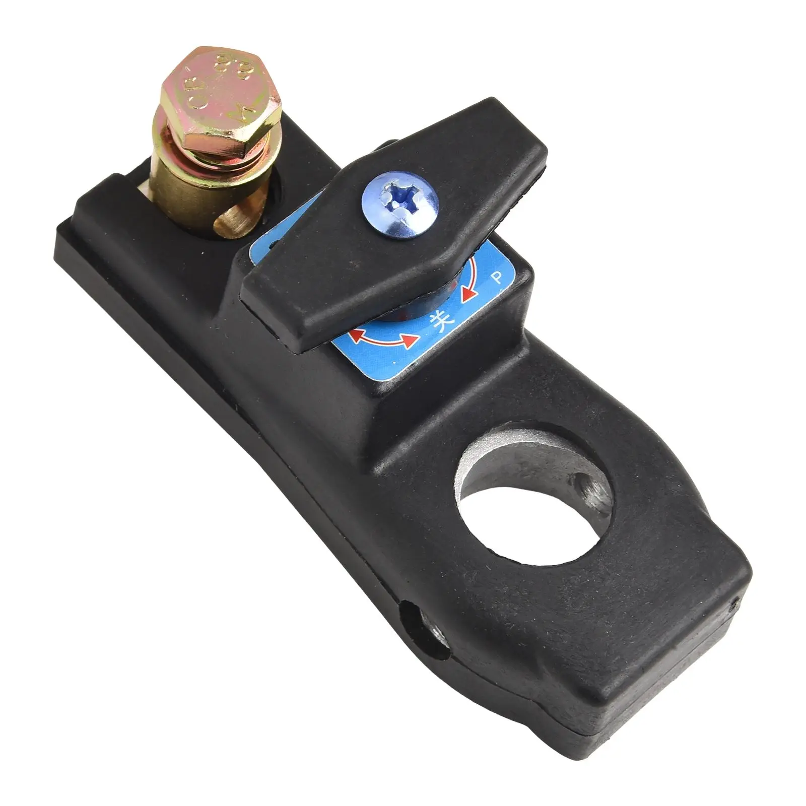 

Black 12V-24V Disconnect Switch Marine Battery Isolator Switch Battery Switch Anti-Leakage Protection Excellent Conductivity