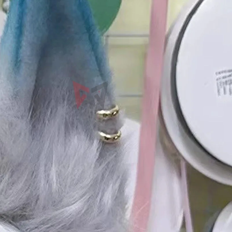 Honkai Baru: Hiasan Kepala Lingkaran Rambut Telinga Rubah Cosplay Star Rail Feixiao untuk Pesta Permainan Buatan Tangan Dibuat Sesuai Pesanan