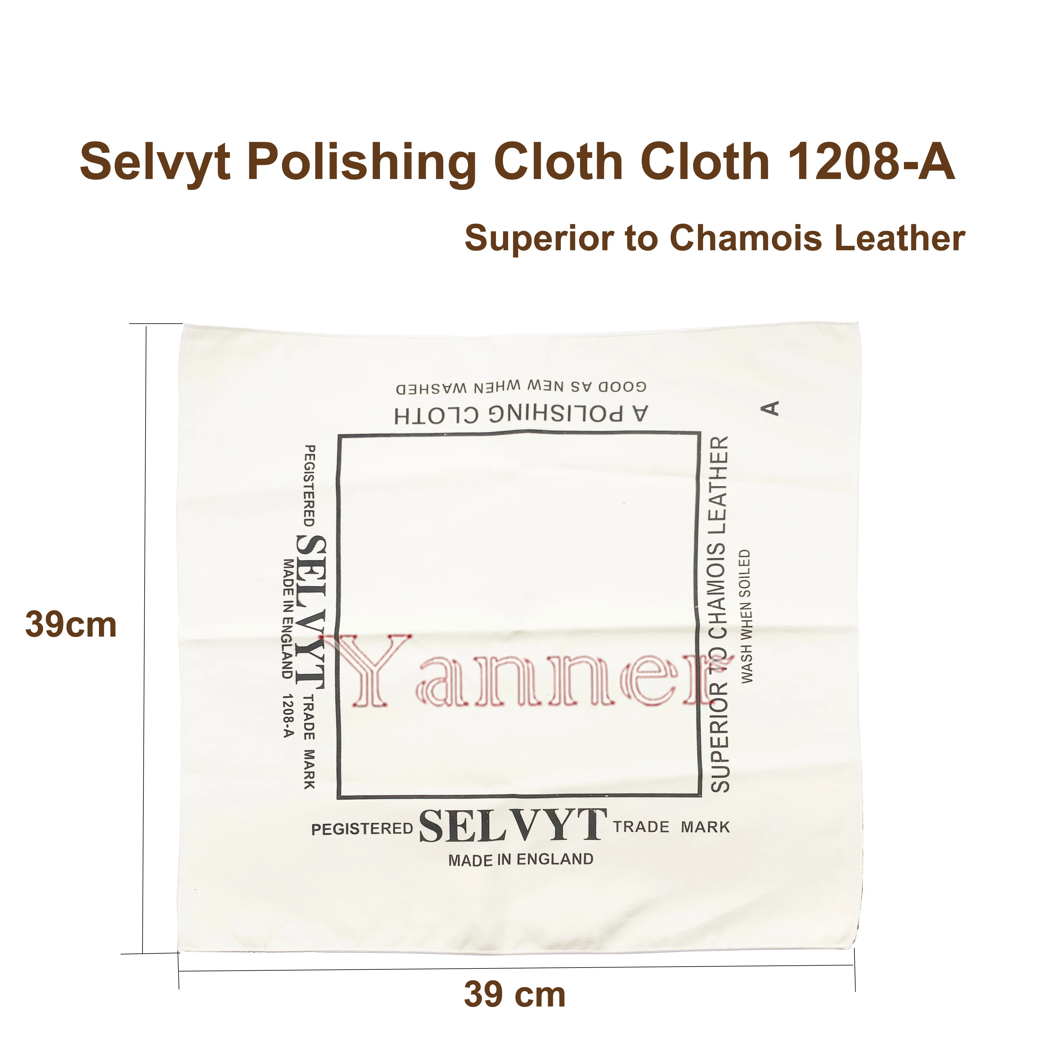 

Selvyt Polishing Cloth 1208-A Watch Repair Tool for Watchmakers