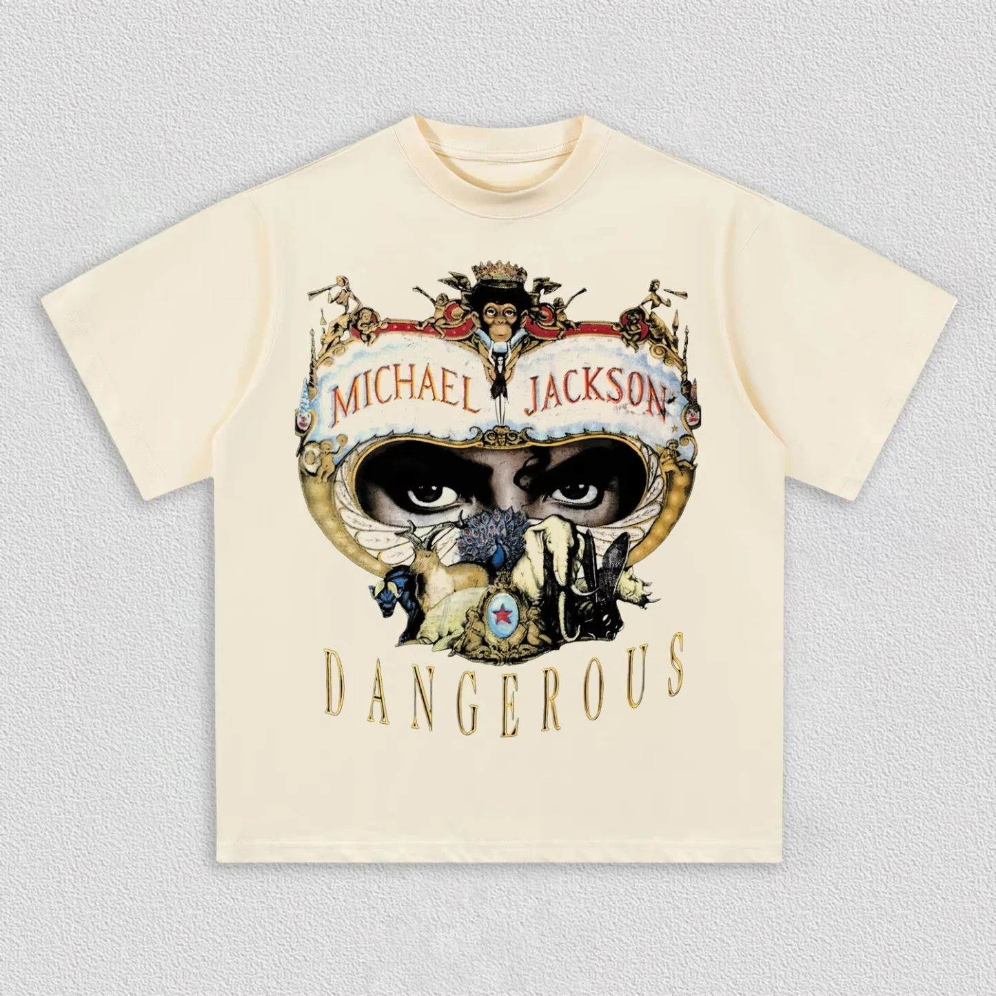 2026 Neues Michael Jackson MJ Y2k Grafik T-Shirt O-Ausschnitt Kurzarm Herrenbekleidung Damenmode Hip-Hop T-Shirt Sommer-Oberteil – Detail 6