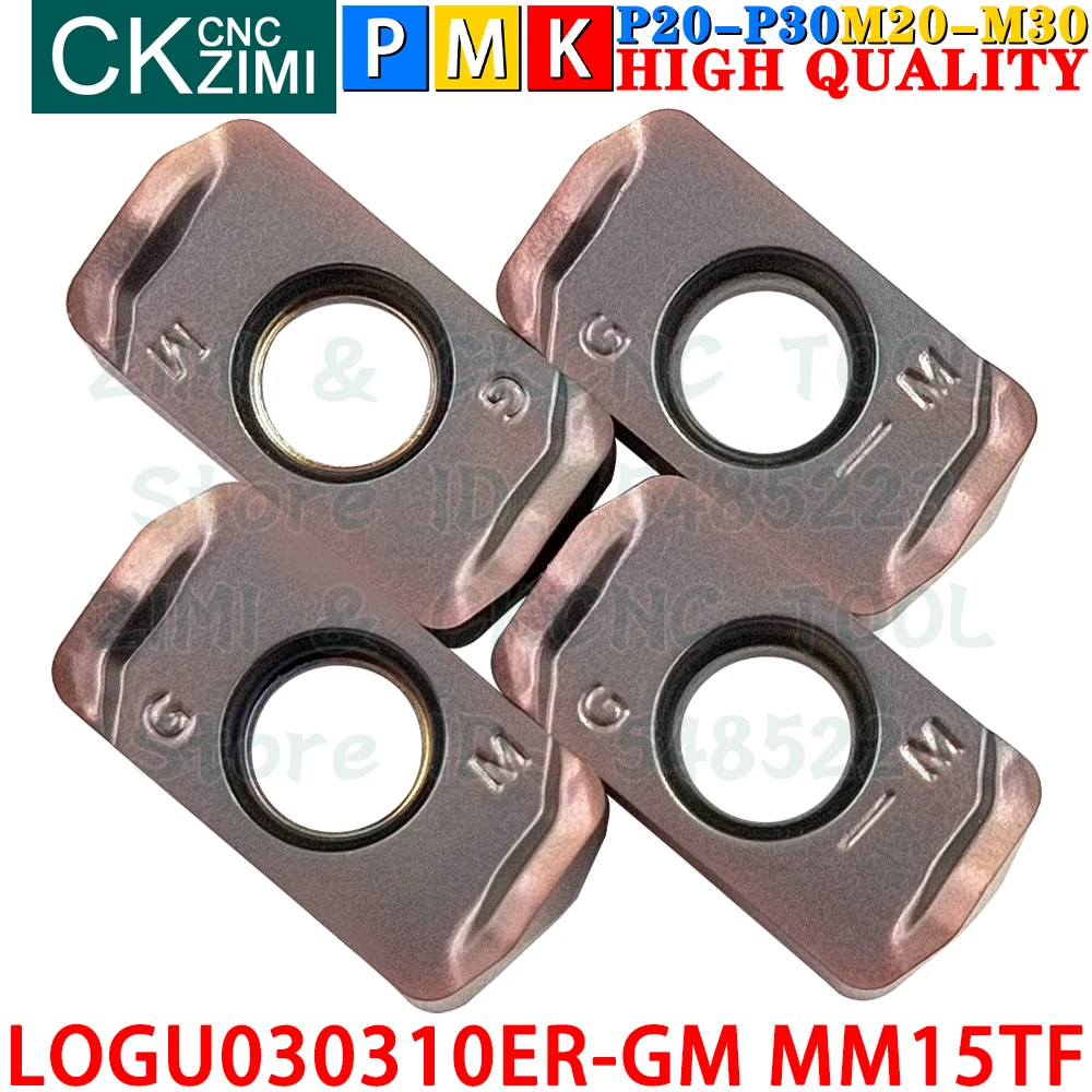 

LOGU030310ER-GM MM15TF LOGU 030310 ER GM LOGU030310 ER GM Твердосплавные вставки Фрезерные вставки с быстрой подачей Токарно-фрезерный станок с ЧПУ по металлу для торцевой фрезы LNMU03R