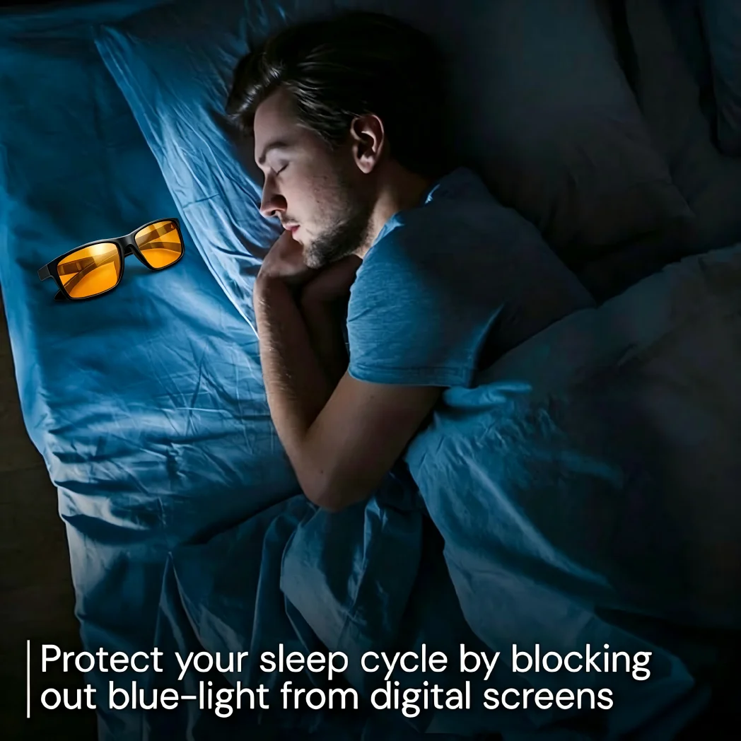 Kacamata Tidur Lensa Oranye 2- - Gaming Glasses Blue Light ulasan dan harga