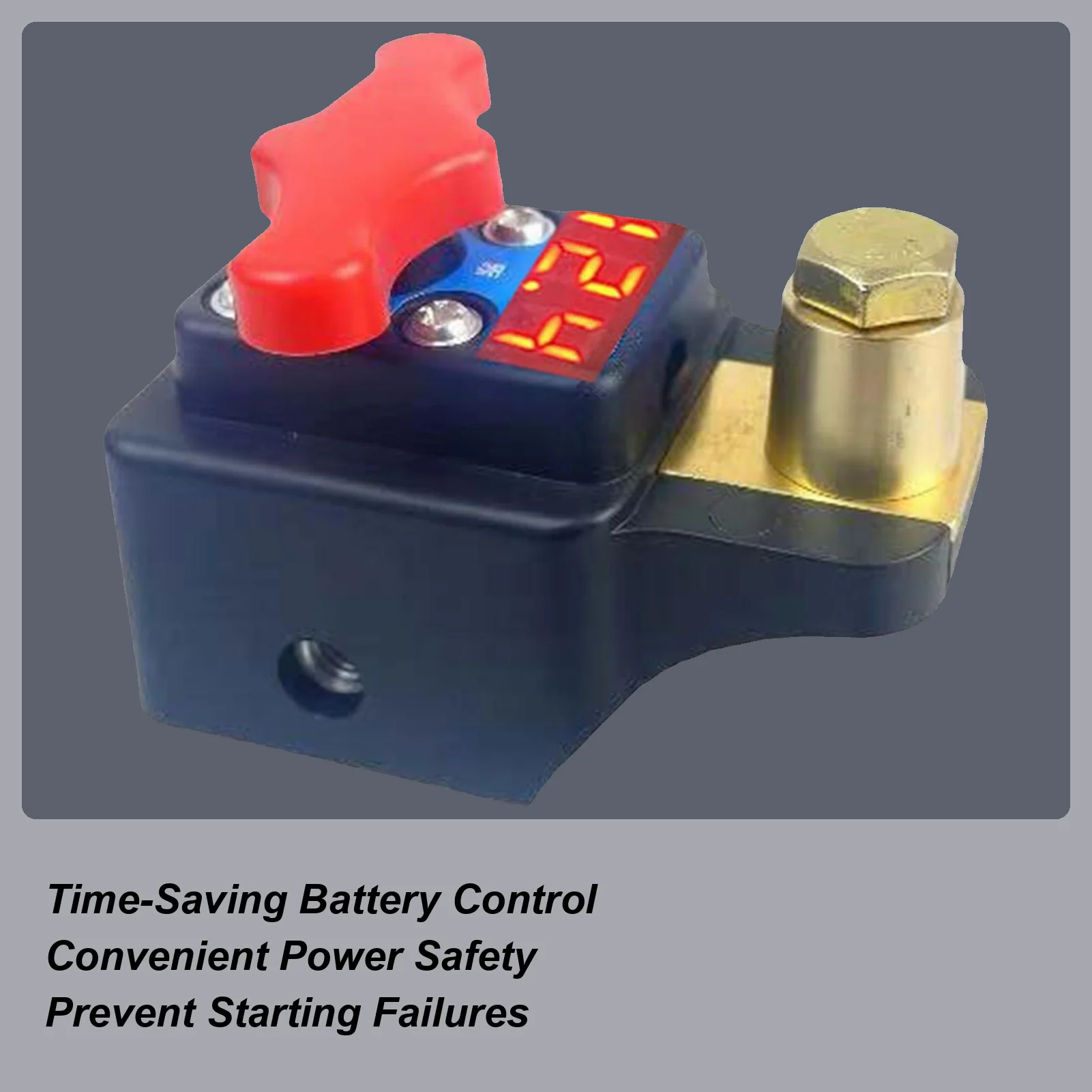 

Комплект отключения автомобильного аккумулятора 12 В-24 В, цифровой дисплей, переключатели управления питанием, контроль слива автомобильного аккумулятора для дальнего действия