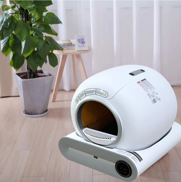 New Low Price Smart Self-Cleaning Cat Litter Box APP Controlled Plastic Automatic Cat Toilet with Easy Clean Feature