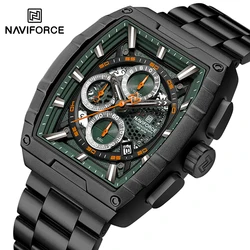 NAVIFORCE Fashion Casual Business Male Watches Sport 30M Waterproof Wristwatch Quartz Man Date Display Gifts Clock Reloj Hombre