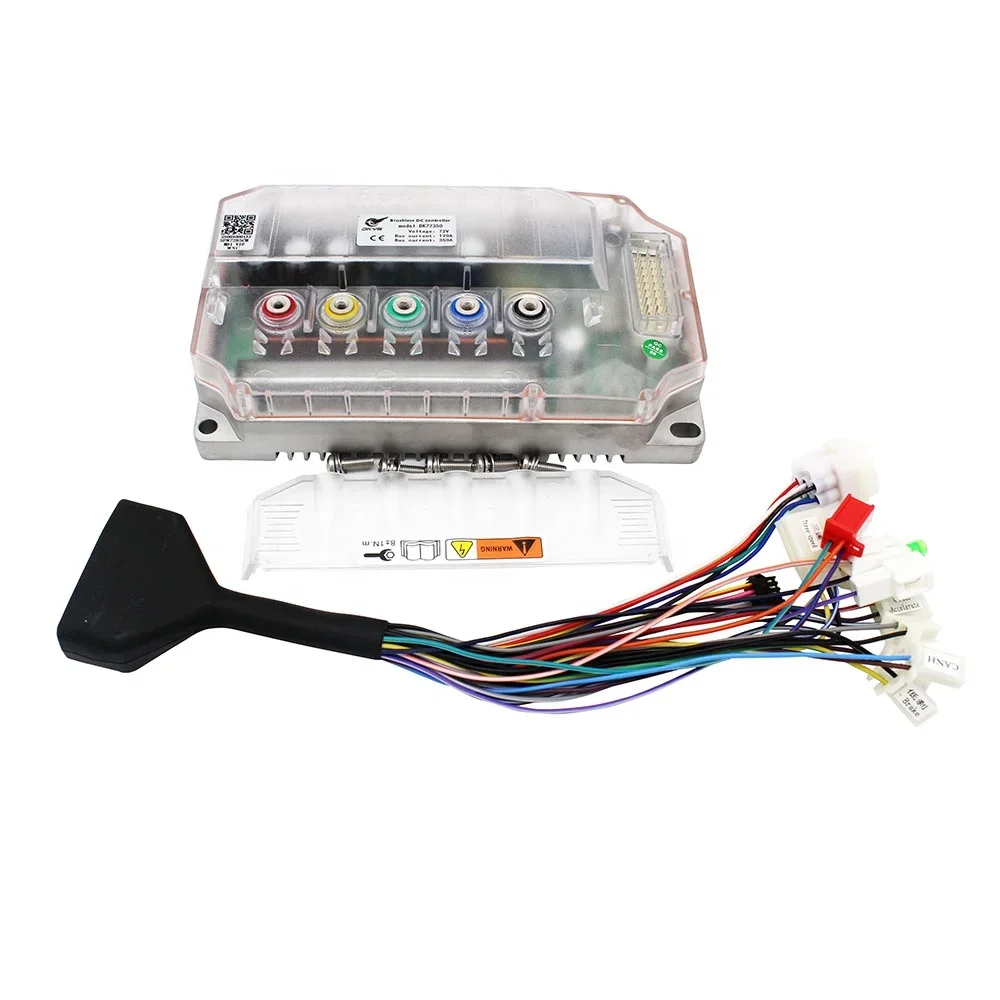 DKYS سكوتر كهربائي DK72420S ناقلات FOC وحدة تحكم المحرك ضعيفة المغناطيسي 72V150A نسخة التجارة الخارجية نمط شفاف