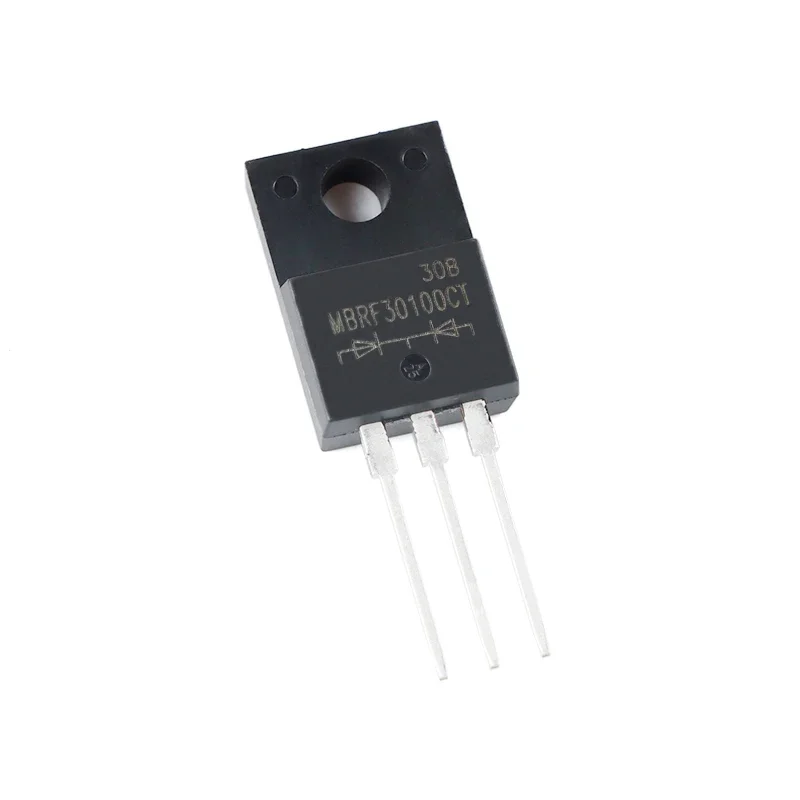 5PCS In stock original B30100G MBR30100CT MBR30200CT 3045 3060 30150 30A 100V TO-220 New schottky diode, upright TO220