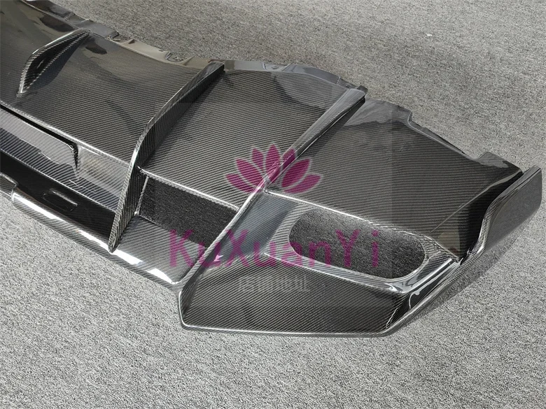 M carbon fiber rear lip rear bumper lip rear diffuser body kit for Lamborghini Huracan LP610 LP580