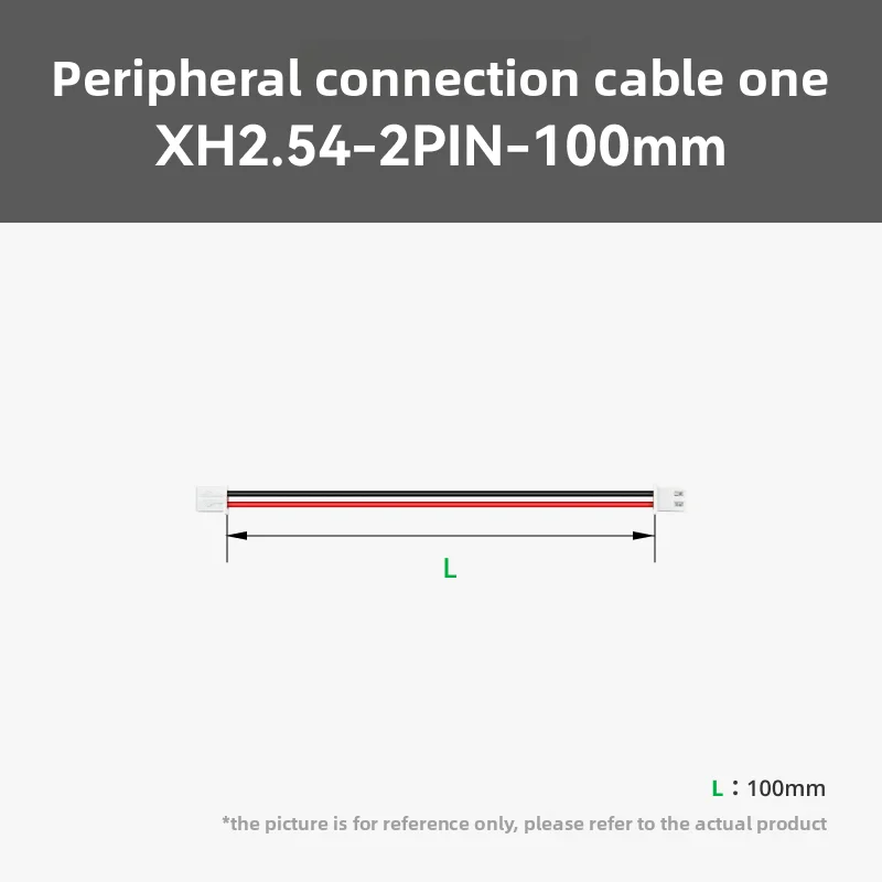 Original brand new CyberBrick single-item peripheral connection cable -XH2.54-2PIN-100mm for Bambu lab3D printing model