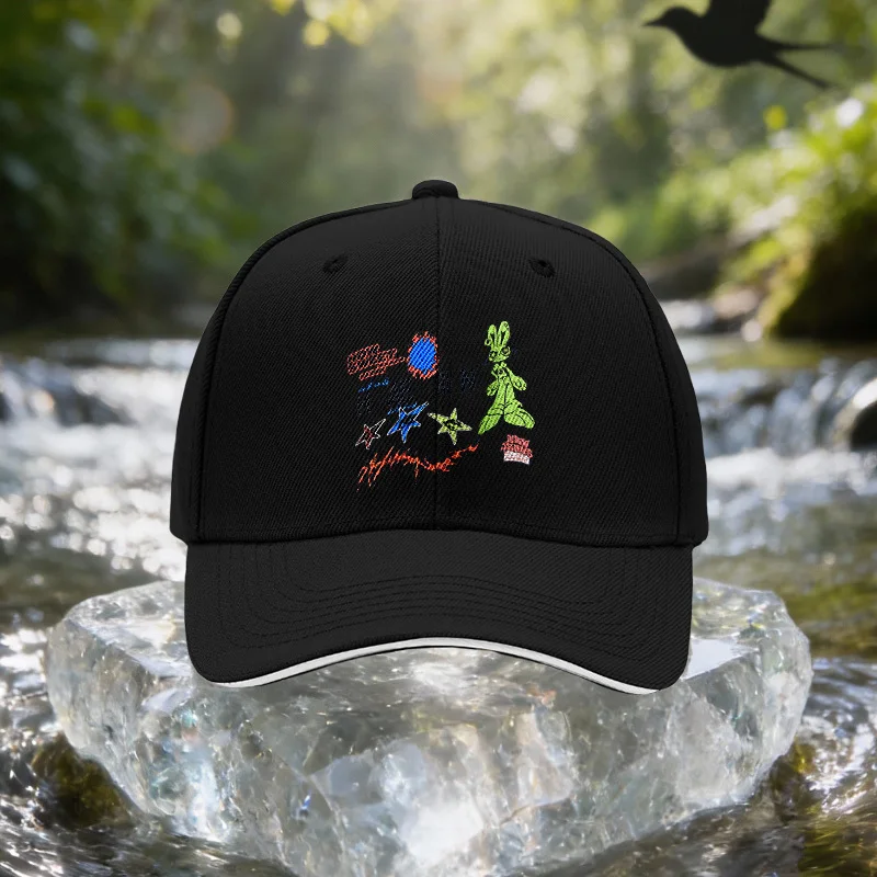 Flame Star Rabbit Cap - Adjustable Unisex Baseball Hat with Rabbit Ears & Flame Star, Lightweight Suitable for Travel, Parties,