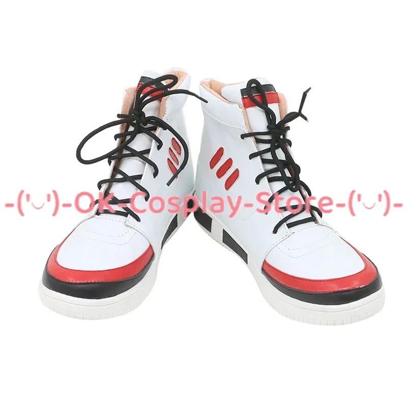 [Angepasst] Kuzuha Cosplay Schuhe Vtuber Anime Roleplay Requisiten Halloween Karneval Urlaub Party PU Leder Stiefel