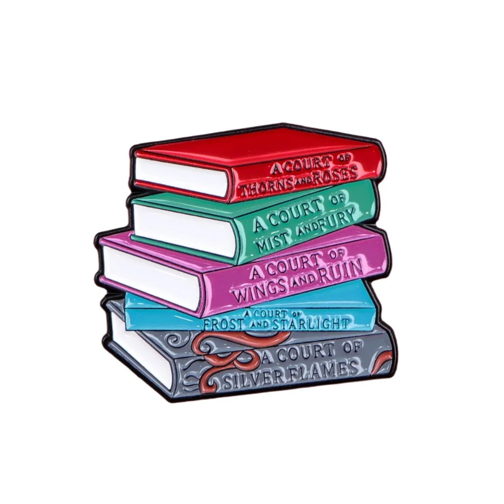 Book Lover Enamel Pin Reading Quote Brooch Lapel Pins Backpack Badge DIY Clothing Decor Accessory Gift for Bookworm Reader