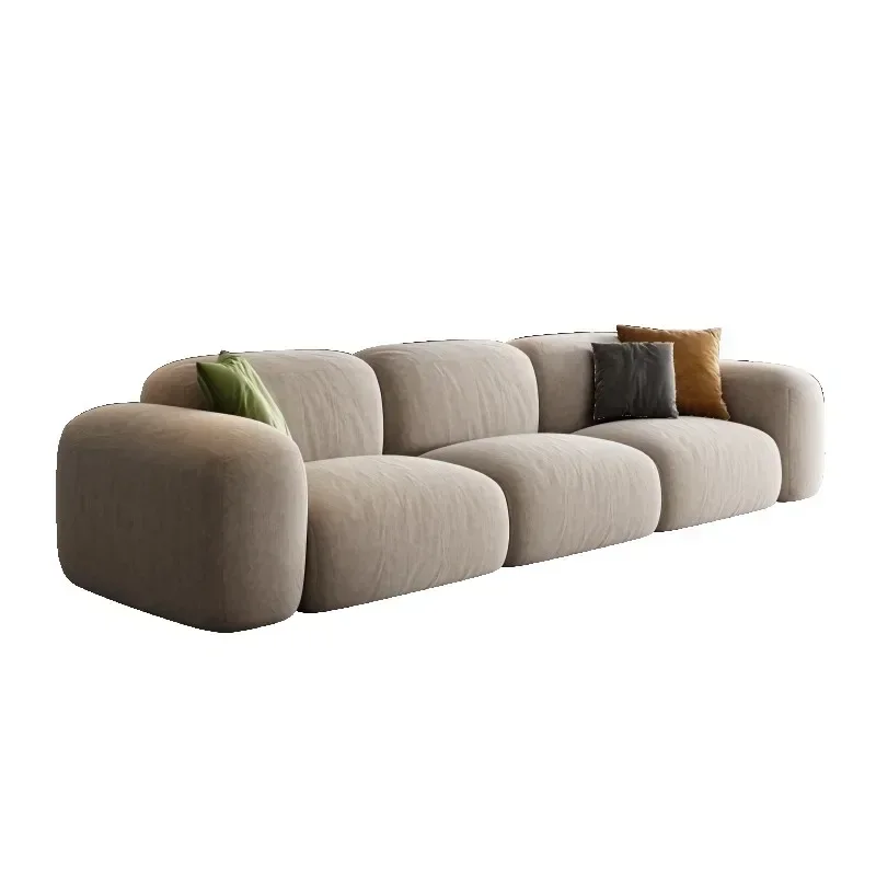 Modern Living Room Sofas Minimalist Sectional Puff Corner Sofa Comfortable Lounge Divano Soggiorno Di Lusso Luxury Furniture