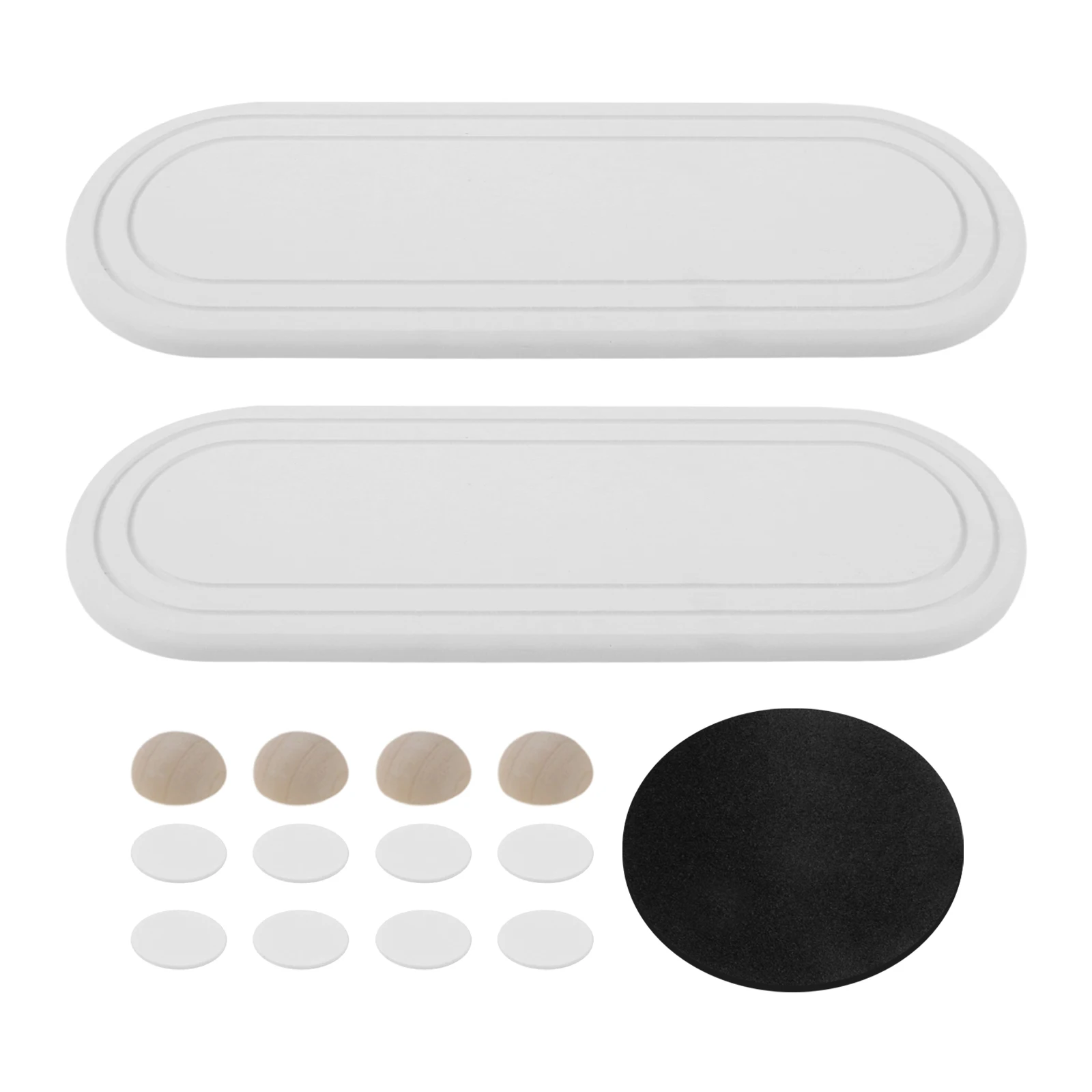 

Quick Water Absorption Stone Tray Set 2PCS Diatomite Sink Tray with Enhanced Design for Moisture Control and Home Organization