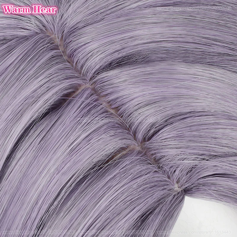 Game X Cosplay Wig Short 30cm Grey Purple Wigs Cosplay Anime Wig Heat Resistant Synthetic Party Wigs + Free Wig Cap