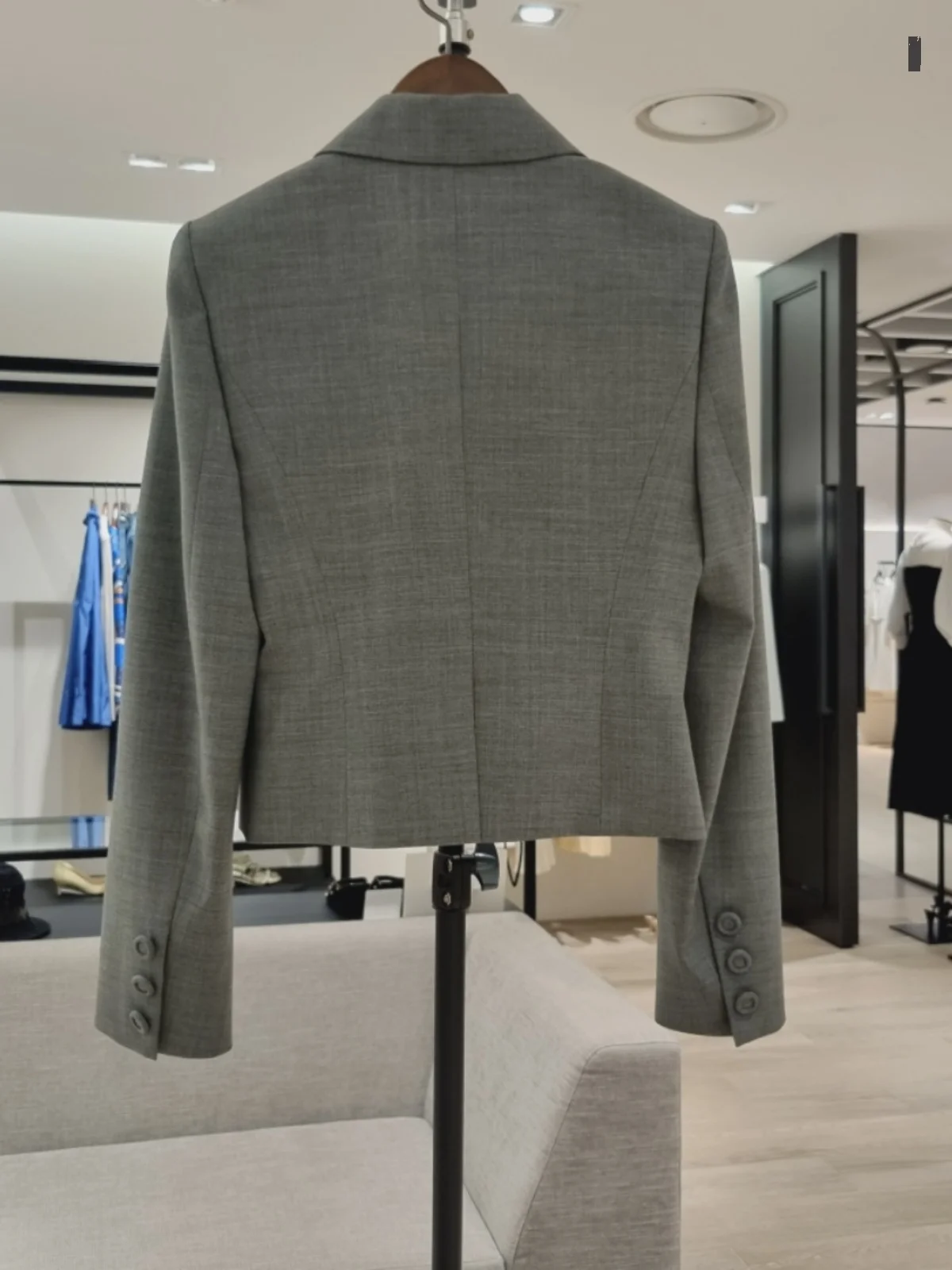 Ele ort Svel Damenanzug Jaet Zweireiher Slim Fit Faionable Oberbekleidung für Pendler Herbst 2025, Sle