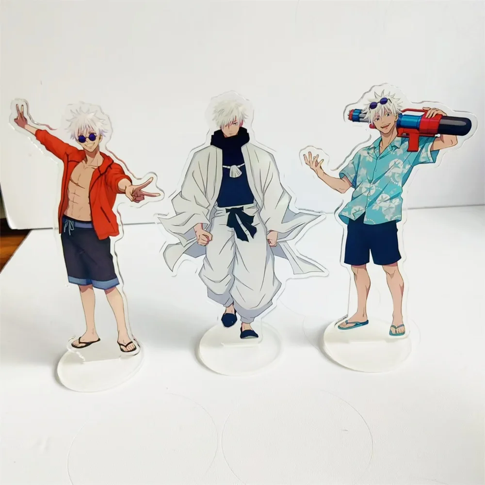 Anime Acrylic Stand Ryomen Sukuna Geto Suguru Satoru Gojo Fushiguro Megumi Signboard Desktop Decorations