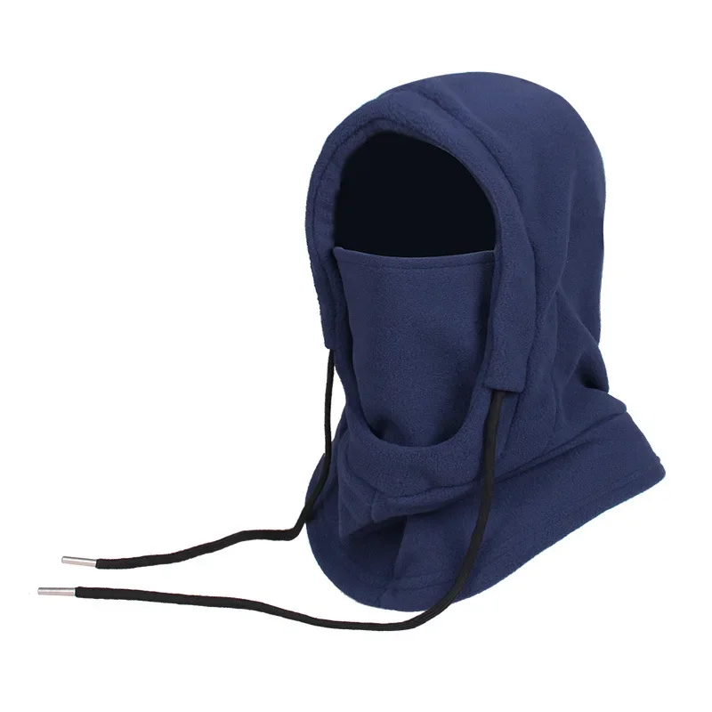 Warme Fleece-Sturmhaube für Männer und Frauen, Winter-Gesichtsmaske, Halswärmer, Kapuzenkappe, winddicht, Thermo-Kopfbedeckung, Mützen, Bandana – Detail 8
