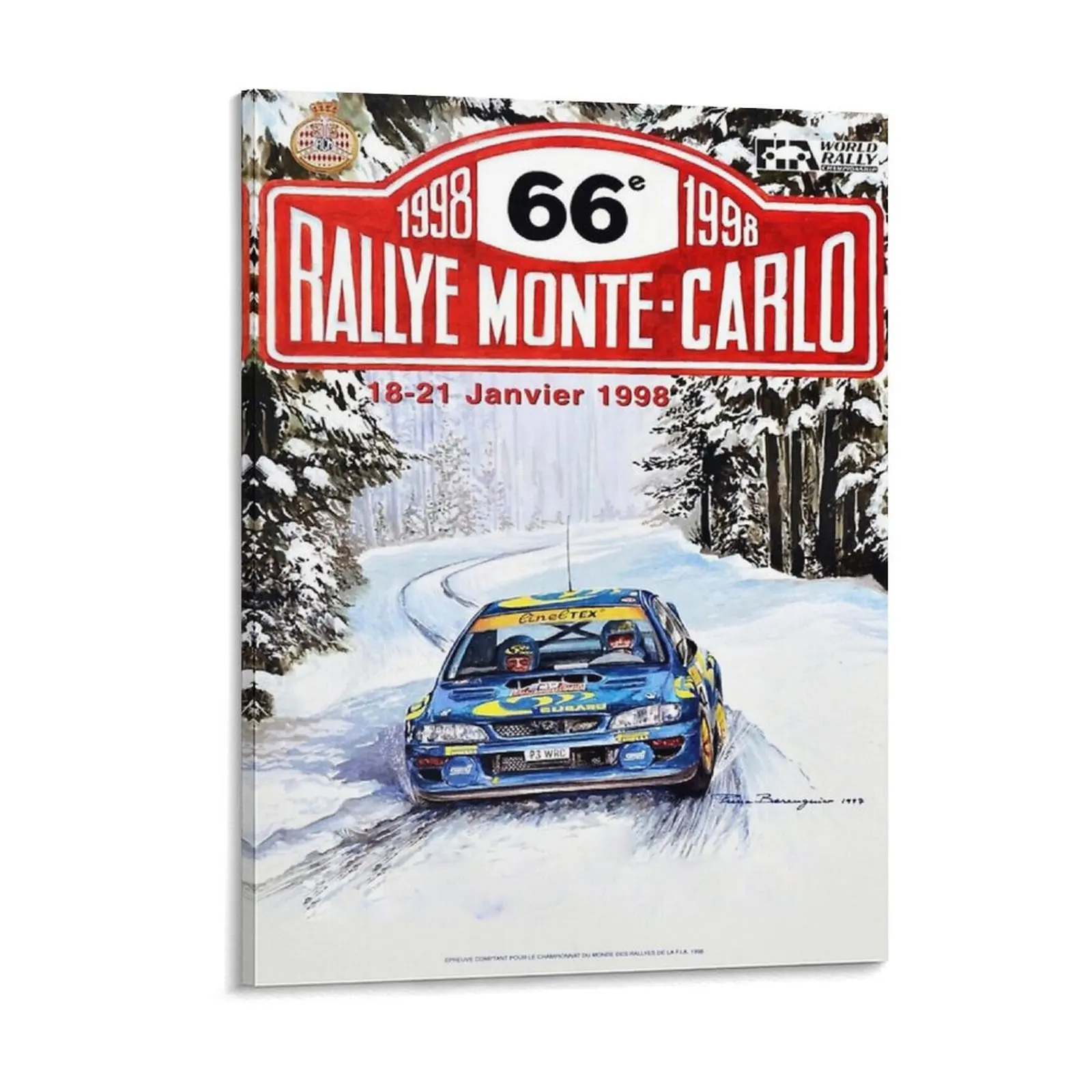 

Rally Monte Carlo 1994 Escort RS Cosworth rides Carlo A Captivating Tribute to Motorsport Canvas Painting Framed Wall Paintings