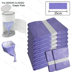 1/4Pcs Bady Diaper Refill Bags For KORBEL And Dekor Classic Diaper Pails And 16L Trash Bucket Replacement Liners Garbage Bags
