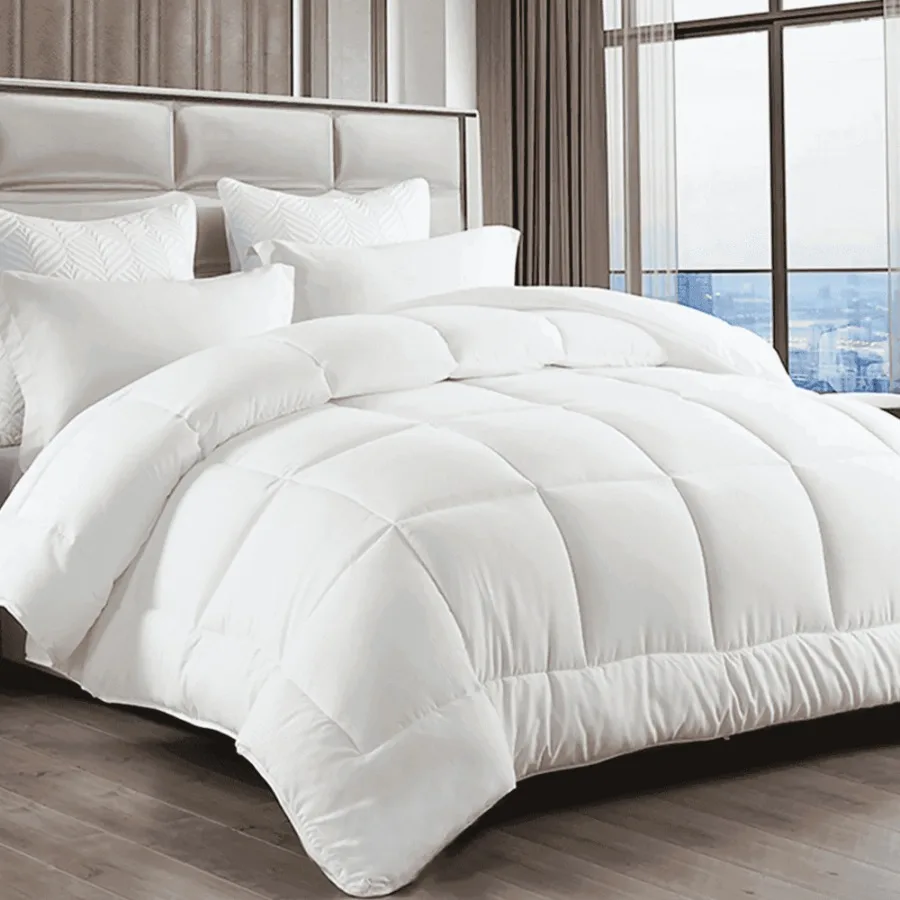 Luxury 300GSM Comforter Duvet Insert Quilted Comforters Queen Size with 8 Tabs Soft Down Alternative Bedding Blanket Hotel Cool