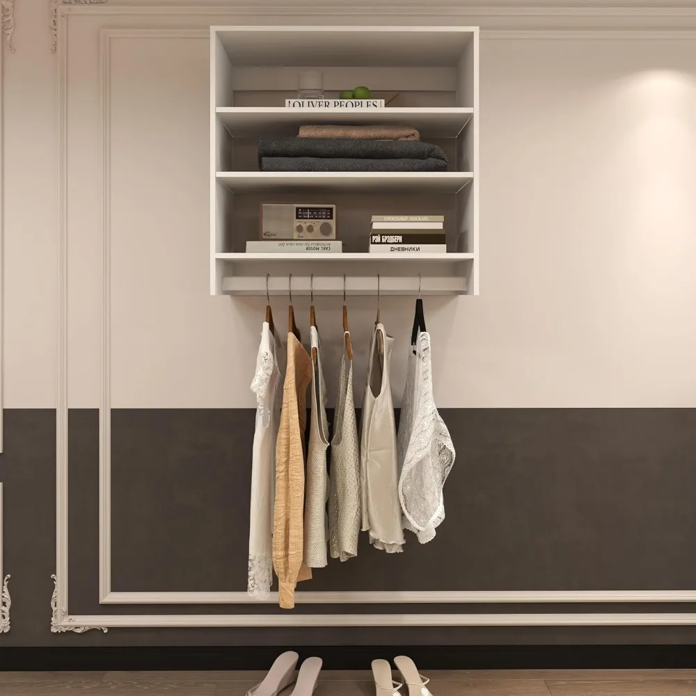 Clothing Racks，Walk in Closet Organizer System, Wardrobe Closet System, Modular Closet Systems (Module: A2)，clothes Rack