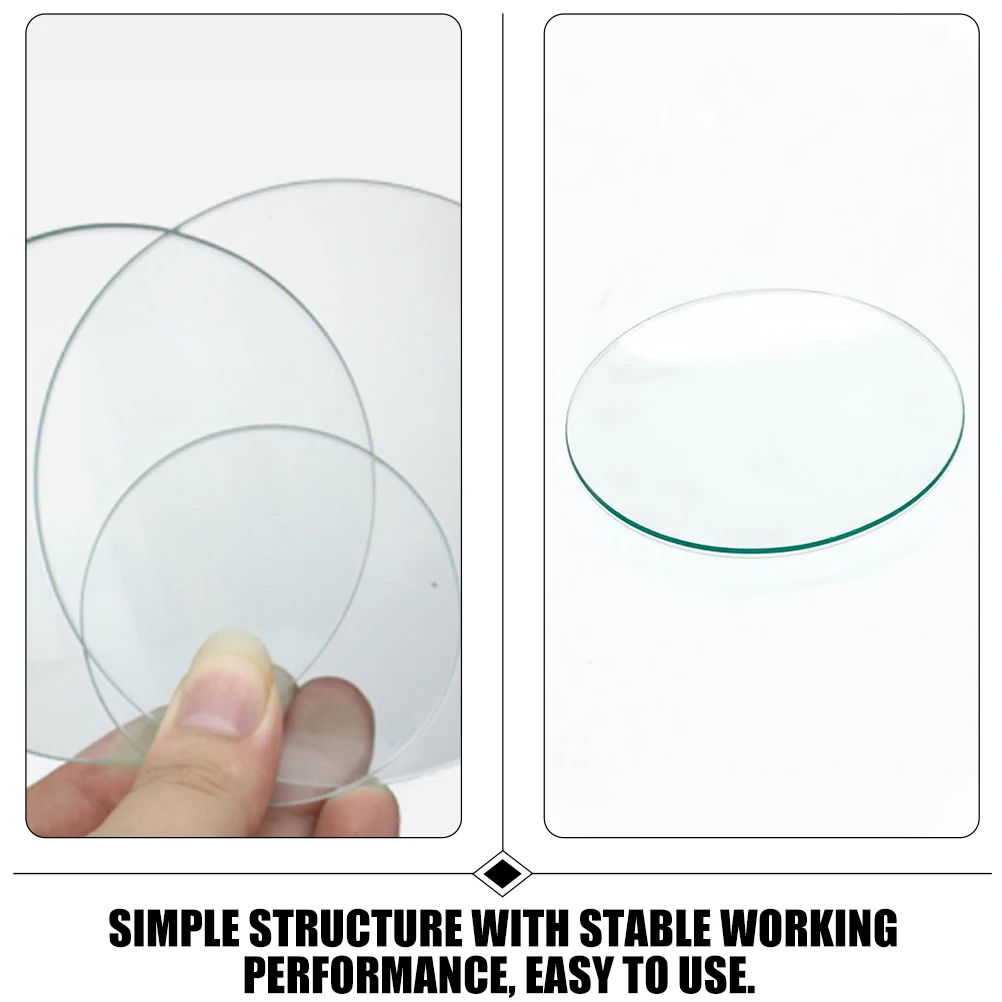 

10 Pcs Chemistry Watch Glass Teaching Chemical Experiment Accessories Lab Glasses