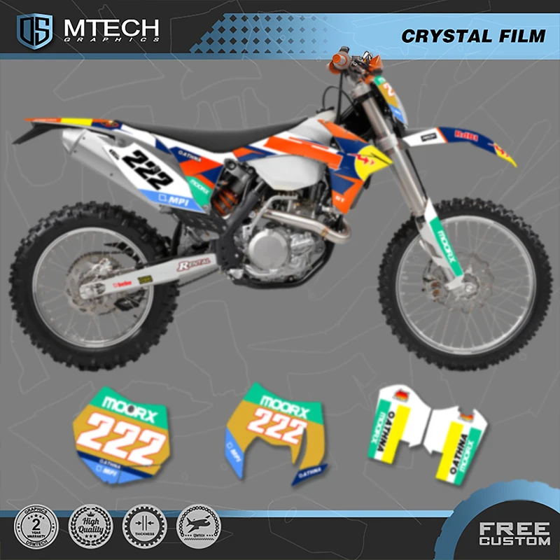 

DSMTECH Motorcycle Graphics Background for KTM 2012 2013 EXC 2011 2012 SX SXF 125 250 300 450 Decals Stickers Kits 009