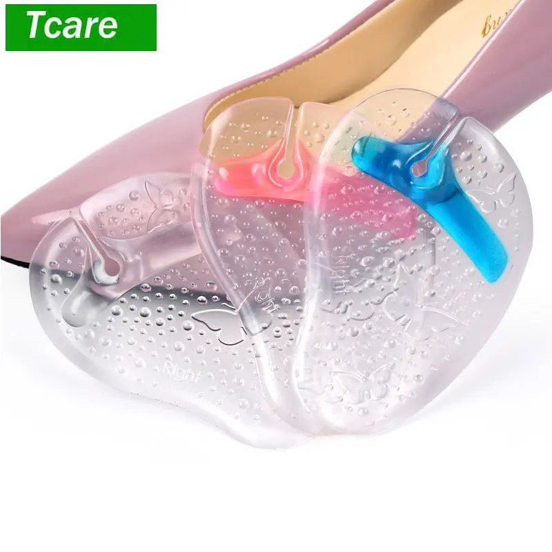 Tcare 1 Paar weiche Silikon-Flip-Flop-Gel-Kissen, Zehenschutz für Tanga, Sandale, Einsätze, Schutz, Einlegesohlen, Schuhe, Griffpolster, Neu