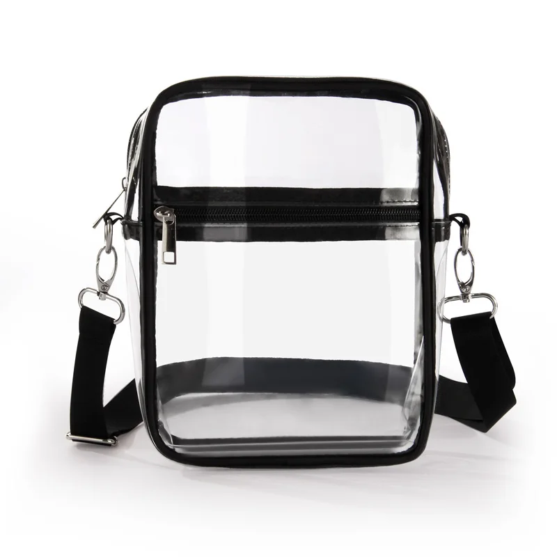 Clear Crossbody Purse Bag,Stadium Approved with Front Pocket for Concerts Sports Festivals Holiday Beach Waterproof Bag image 6