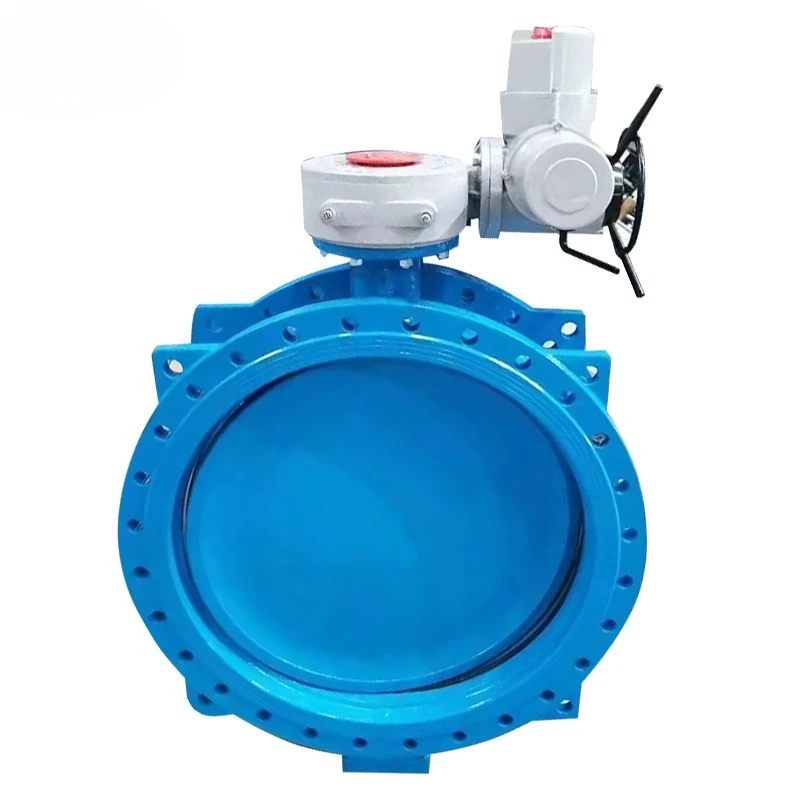 

D941X DN300-DN2200 Electric Double Flange Butterfly Valve Large Size Power Water Medium