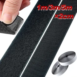 Cinta adhesiva mágica de 2CM × 1/3/5M, cintas para rascar, autoadhesivas, adhesivo de doble cara Extra fuerte con pegatina, potente gancho y bucle