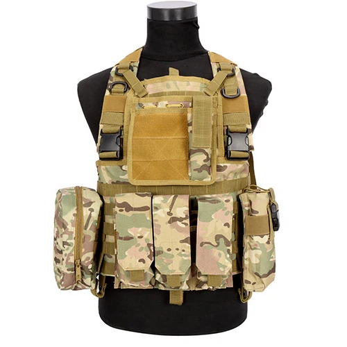 Kamizelka taktyczna RRV, kamizelka Molle, Nylon 600D, Airsoft Tactial Gear Colete Tatico, czarny, Tan, OD zielony, Woodland, CP, ACU