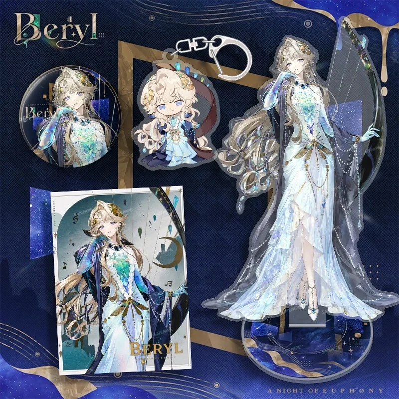 Game Reverse:1999 New Music Concert Acrylic Standee Sonetto Vertin Pendant Keychain Badge Standing Sign Model Plaque Card Ticket