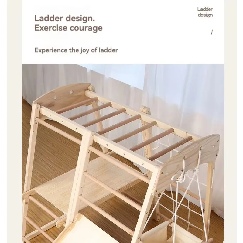 

Indoor Climbing Frame Front Slide/Back Climbing Board Lifting Ring Cloud Ladder Soft Rope Ladder Side Ladder Platform Xiaowoni