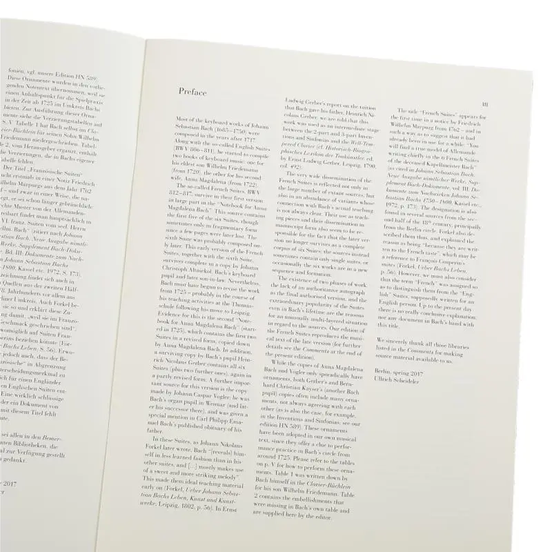 HN1675 باخ الفرنسية جناح 5 G Major BWV 816 Wo Fg Scheideler Ullrich G Henle Verlag 9790201816753 كتاب