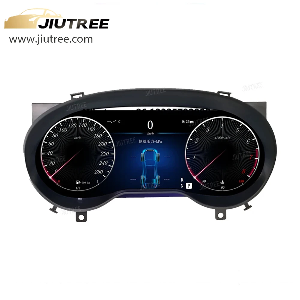 

For Mercedes Benz a Class W176 CLA C117 GLA X156 Car LCD Dashboard Digital Cluster Instrument 12.3inch QLED Panel Linux System