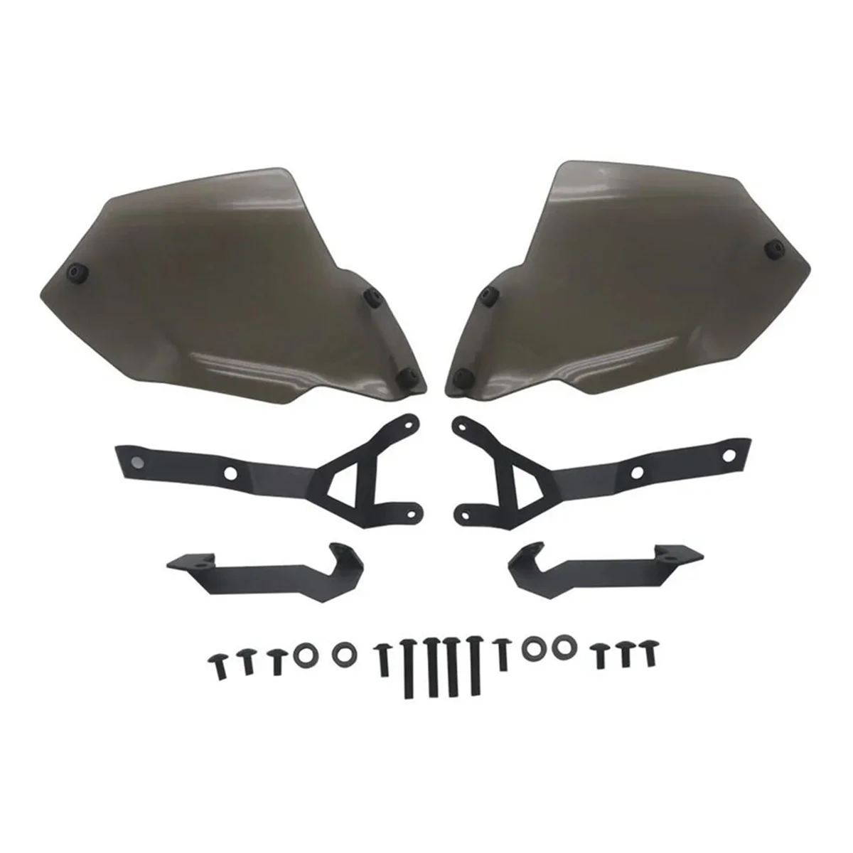 

Motorcycle Handguard Extensions Hand Wind Shield Grey