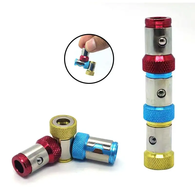 Magnetic Bit Holder Alloy Electric  Screwdriver Head Magnetic Ring Bit Anti-Corrosion Magnetizer for Phillip Drill Bit Magnetic