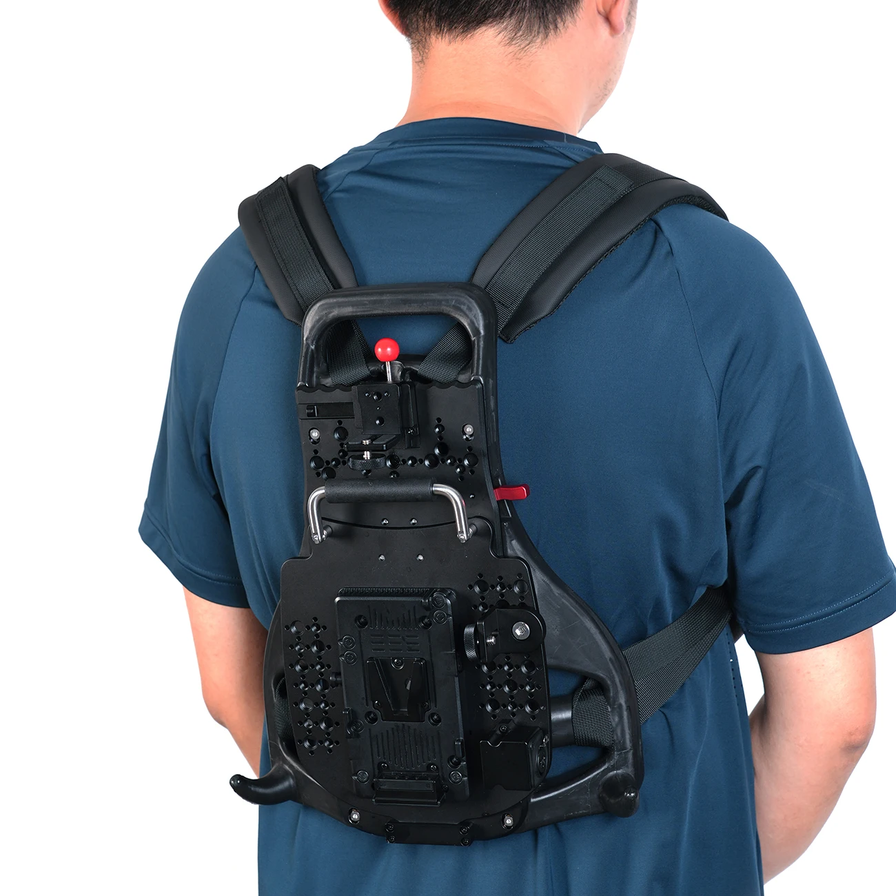 V-mount B-mount Gold-mount Battery Backpack With Fixing Plate XLR 3Pin Output for ARRI ALEXA 35, mini miniLF/RED/SONY/CANON - view 6